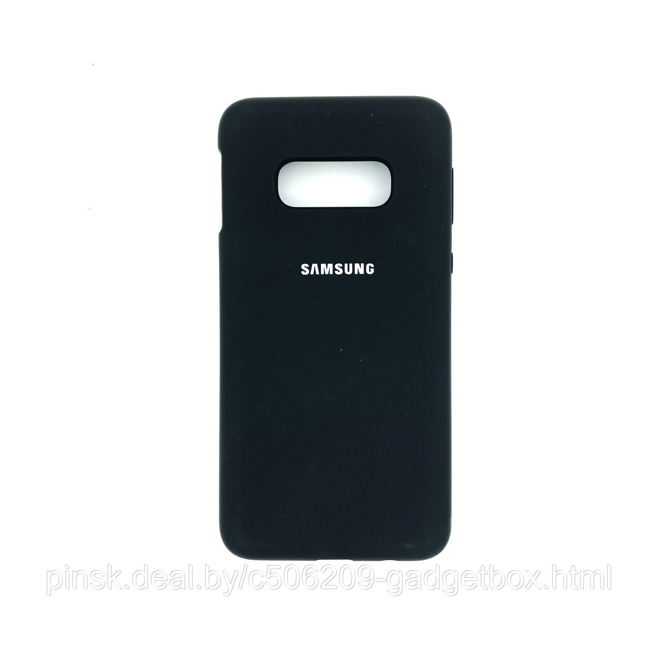 Чехол Silicone Cover для Samsung S10E, Черный - фото 1 - id-p154459827
