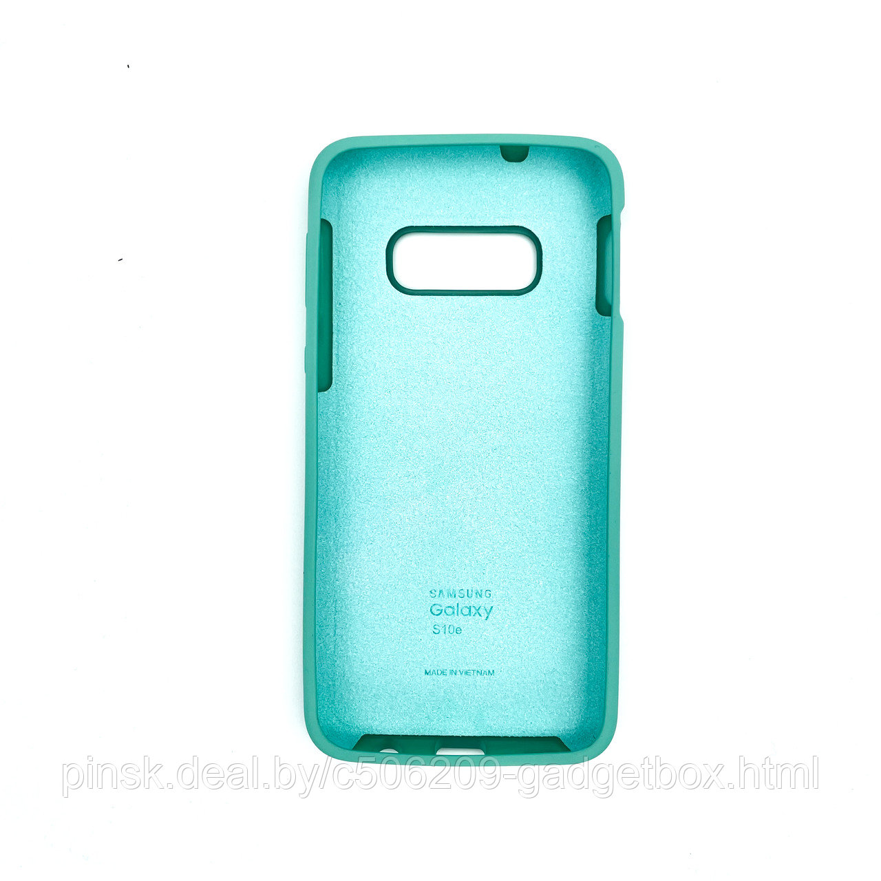 Чехол Silicone Cover для Samsung S10E, Бирюзовый - фото 2 - id-p154459826