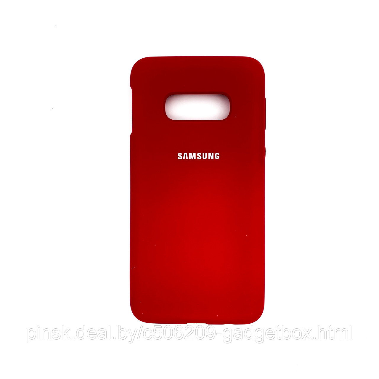Чехол Silicone Cover для Samsung S10E, Красный - фото 1 - id-p154459825