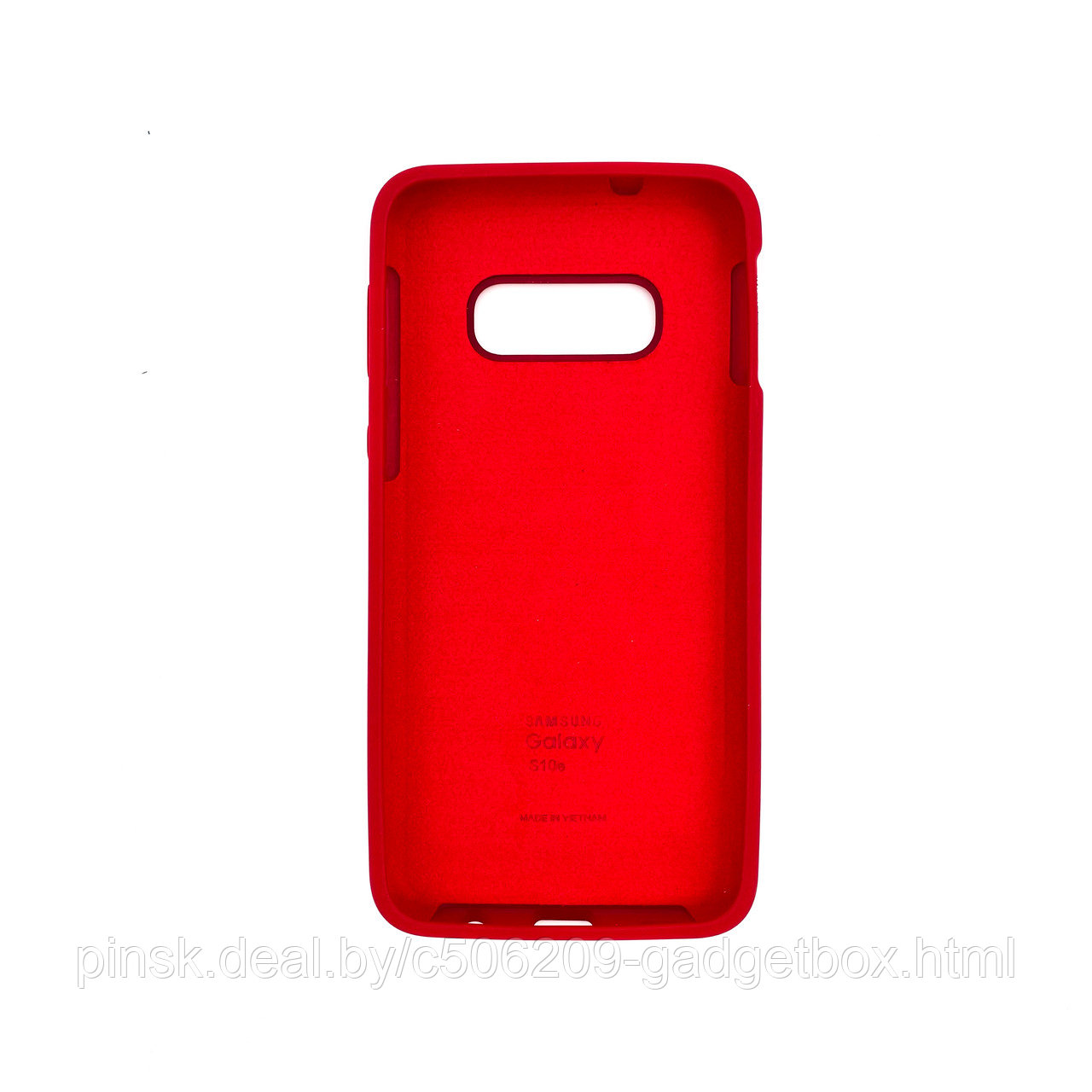 Чехол Silicone Cover для Samsung S10E, Красный - фото 2 - id-p154459825