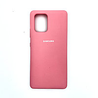 Чехол Silicone Cover для Samsung S10 Lite/M 80 S/A91, Нежно-розовый