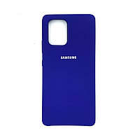 Чехол Silicone Cover для Samsung S10 Lite/M 80 S/A91, Черничный