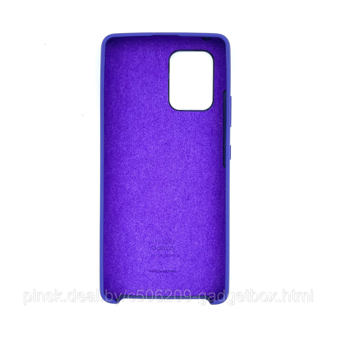 Чехол Silicone Cover для Samsung S10 Lite/M 80 S/A91, Черничный - фото 2 - id-p154459817