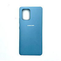 Чехол Silicone Cover для Samsung S10 Lite/M 80 S/A91, Морской голубой