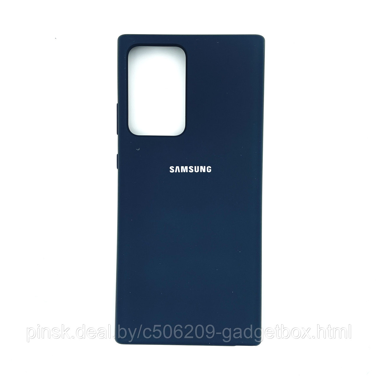 Чехол Silicone Cover для Samsung Note 20 Ultra, Темно-синий - фото 1 - id-p154459667