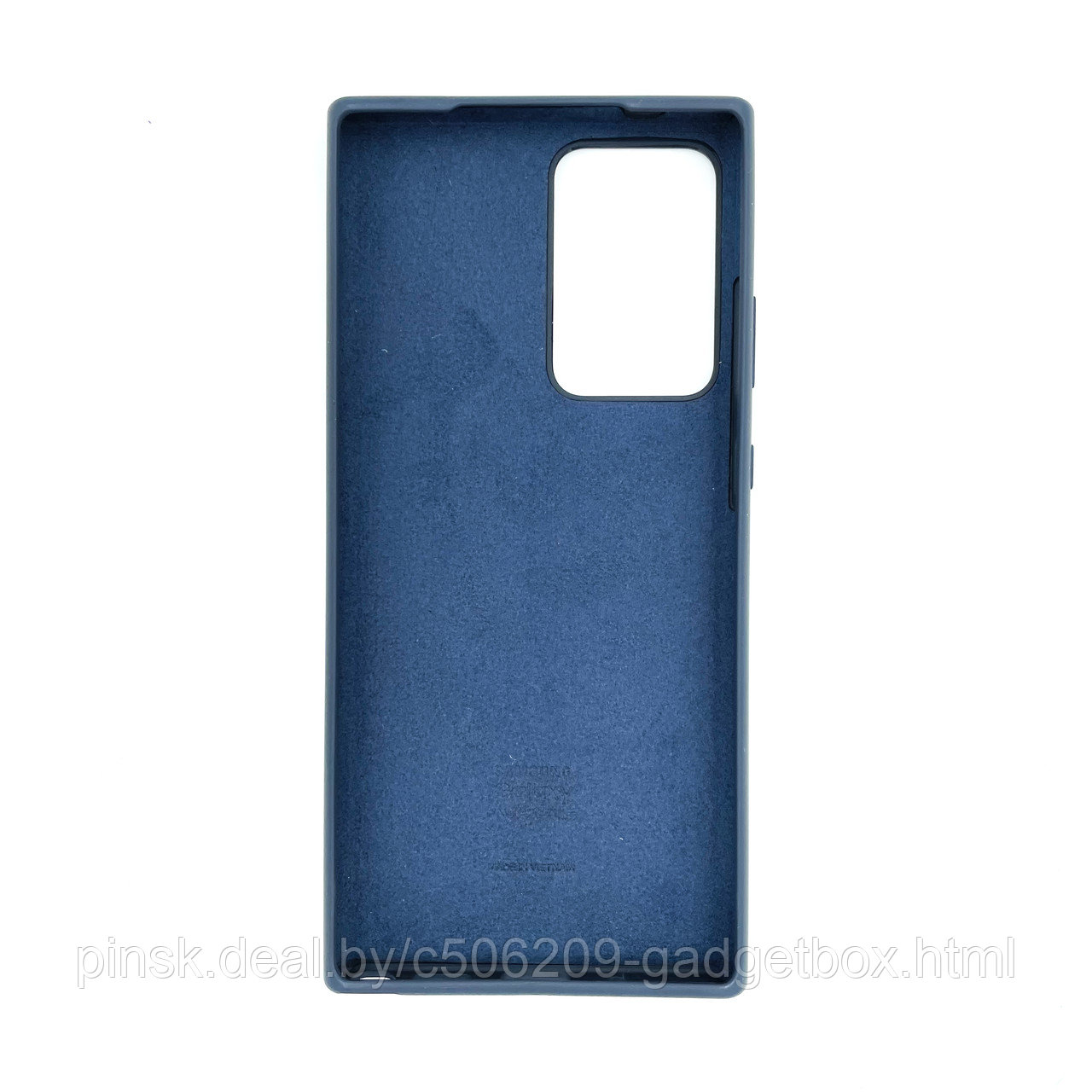 Чехол Silicone Cover для Samsung Note 20 Ultra, Темно-синий - фото 2 - id-p154459667