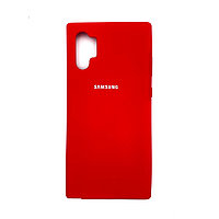 Чехол Silicone Cover для Samsung Note 10+, Красный