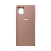 Чехол Silicone Cover для Samsung Note 10 Lite / A81 / M60S, Песочно-розовый