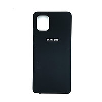 Чехол Silicone Cover для Samsung Note 10 Lite / A81 / M60S, Черный