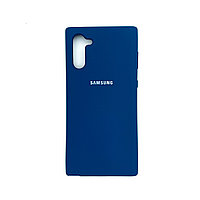 Чехол Silicone Cover для Samsung Note 10, Синий