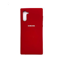 Чехол Silicone Cover для Samsung Note 10, Красная роза