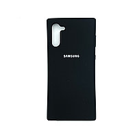 Чехол Silicone Cover для Samsung Note 10, Черный