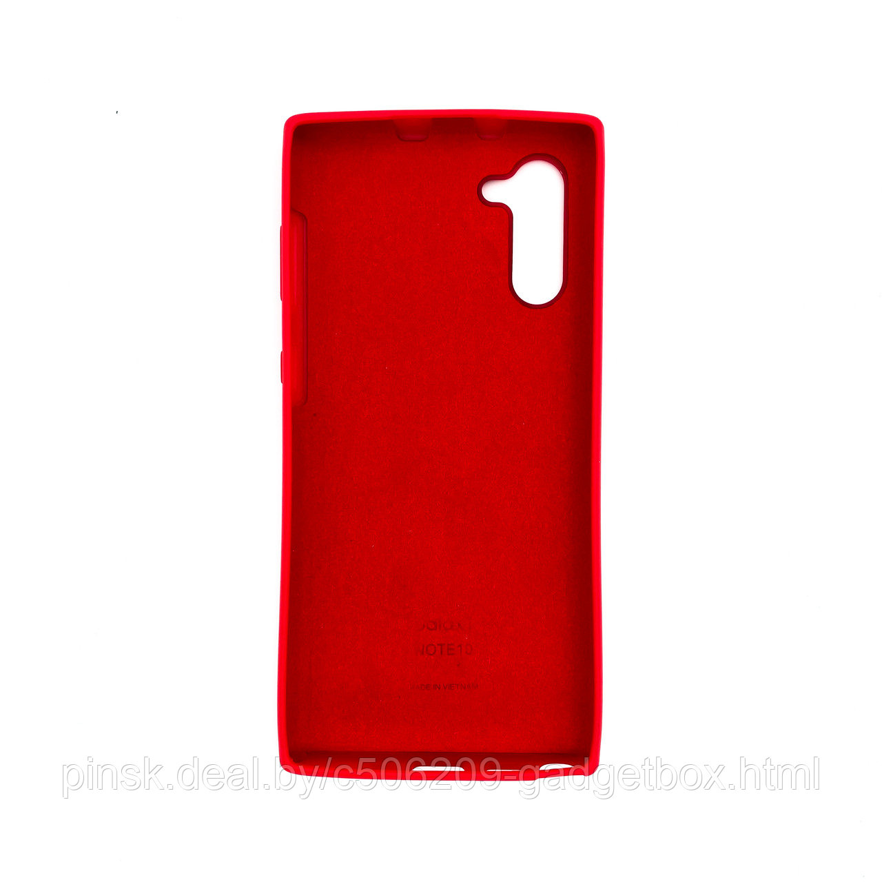 Чехол Silicone Cover для Samsung Note 10, Красный - фото 2 - id-p154459652