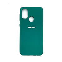Чехол Silicone Cover для Samsung M30s / M21, Сосновый зеленый