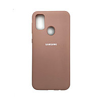 Чехол Silicone Cover для Samsung M30s / M21, Песочно-розовый