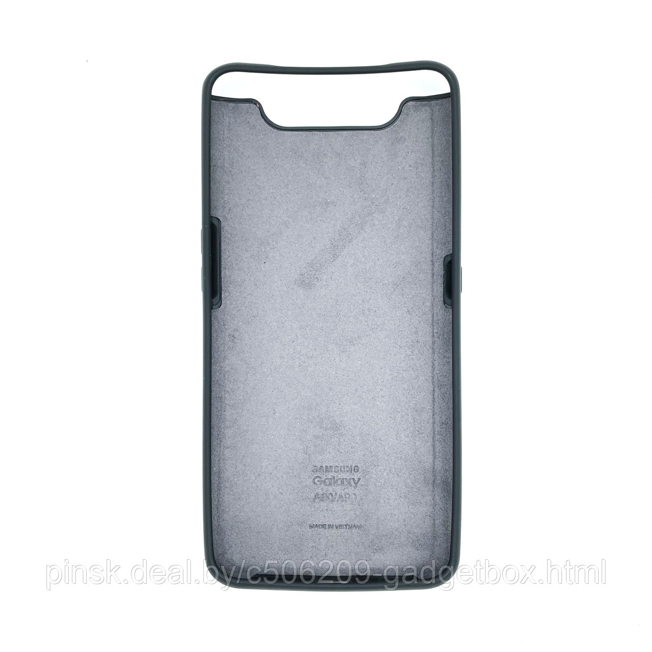 Чехол Silicone Cover для Samsung A80 / A90, Черный - фото 2 - id-p154459583