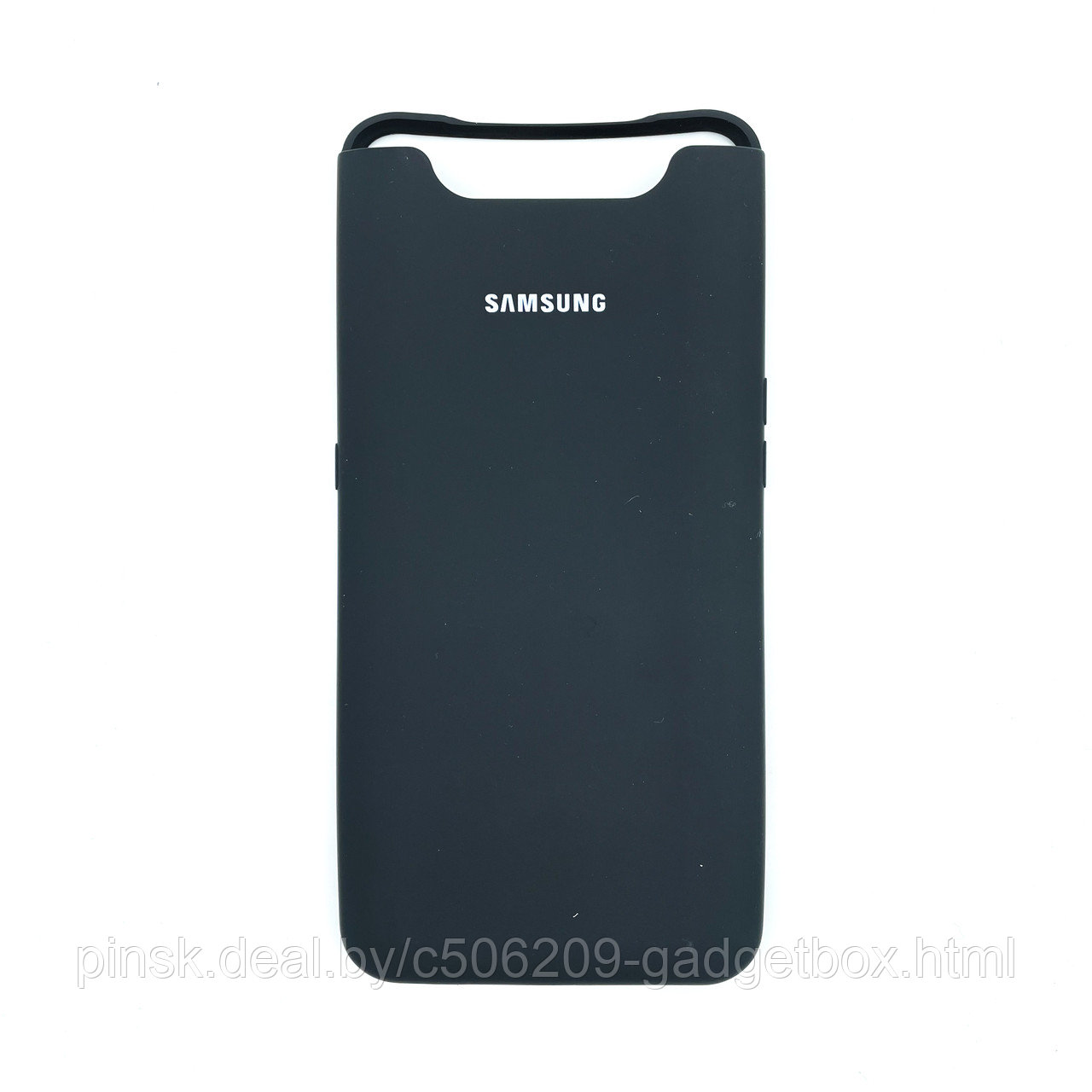 Чехол Silicone Cover для Samsung A80 / A90, Черный - фото 1 - id-p154459583