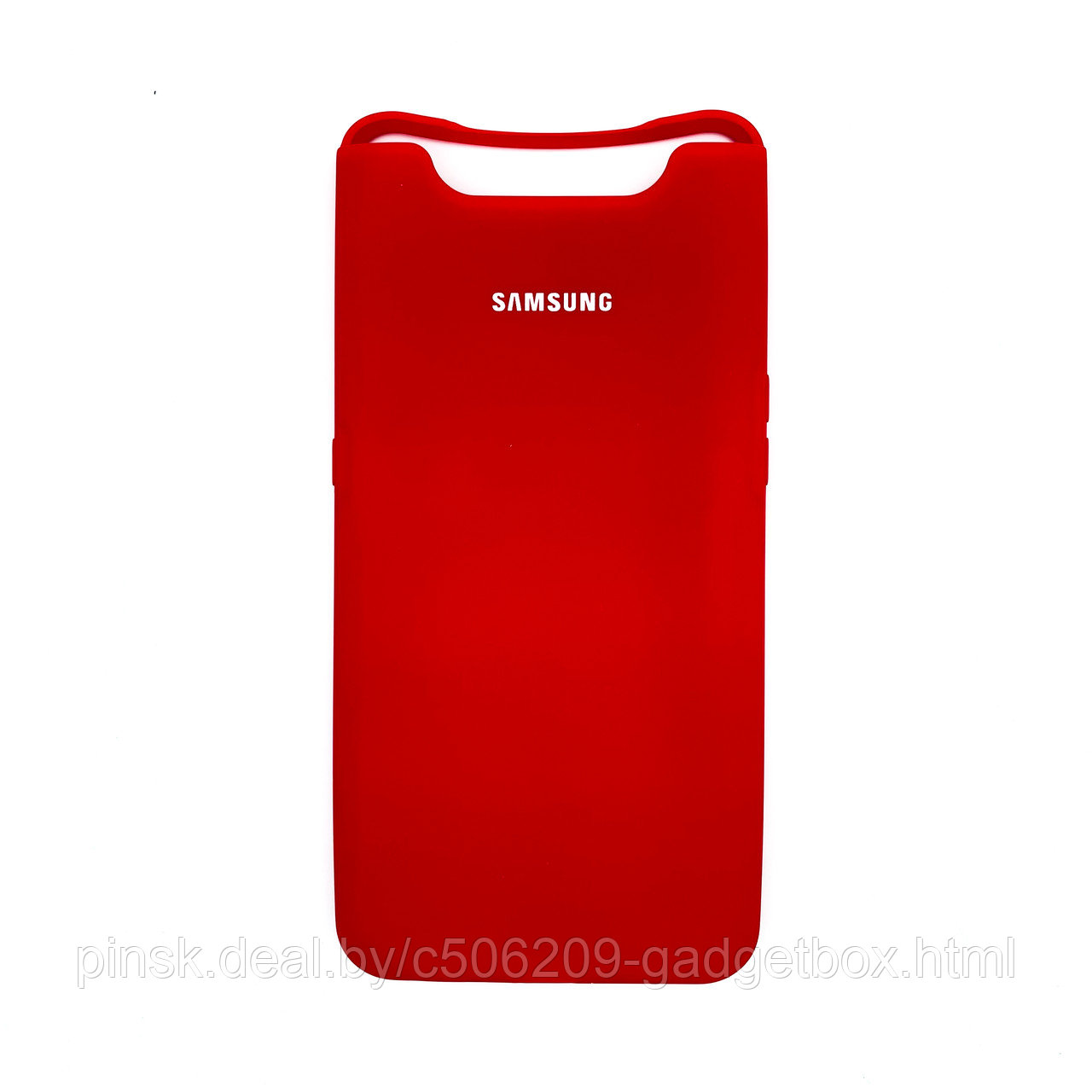 Чехол Silicone Cover для Samsung A80 / A90, Красный - фото 1 - id-p154459582