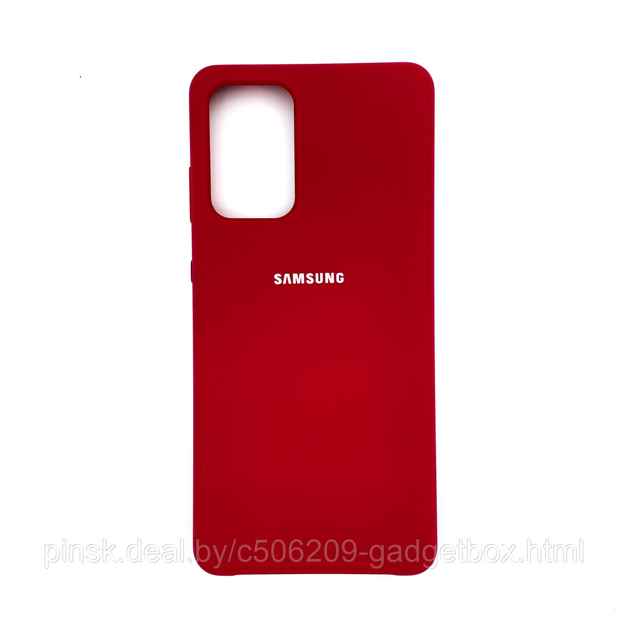 Чехол Silicone Cover для Samsung A72, Красная роза - фото 1 - id-p154459581