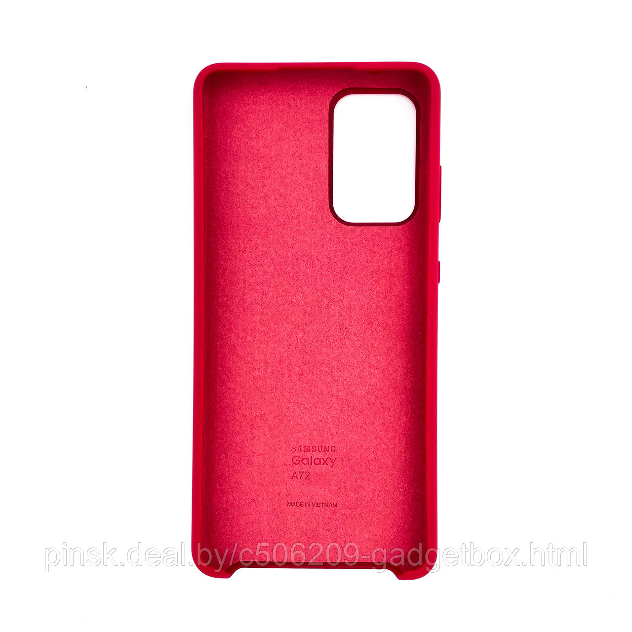 Чехол Silicone Cover для Samsung A72, Красная роза - фото 2 - id-p154459581