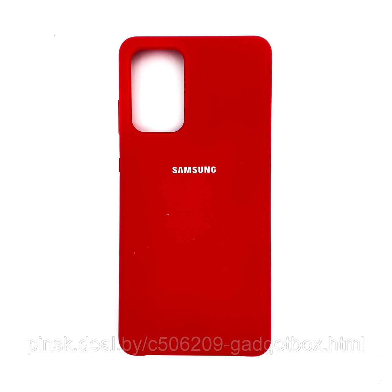 Чехол Silicone Cover для Samsung A72, Красный - фото 1 - id-p154459580