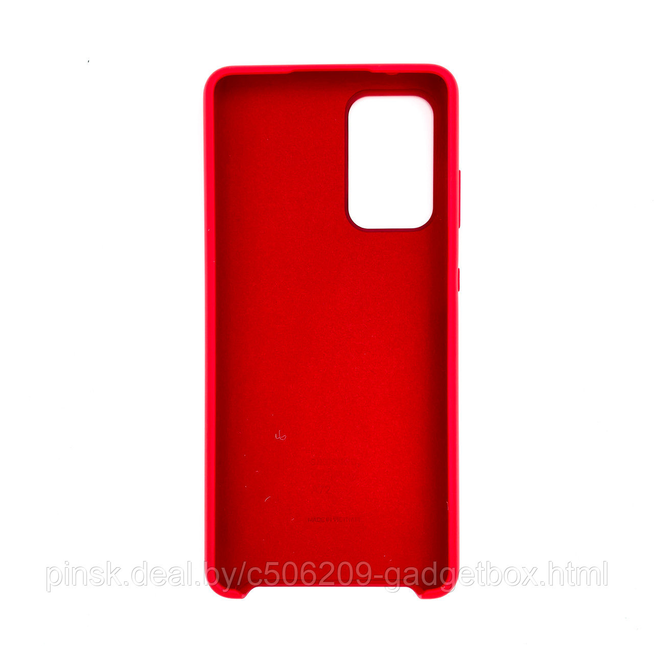 Чехол Silicone Cover для Samsung A72, Красный - фото 2 - id-p154459580