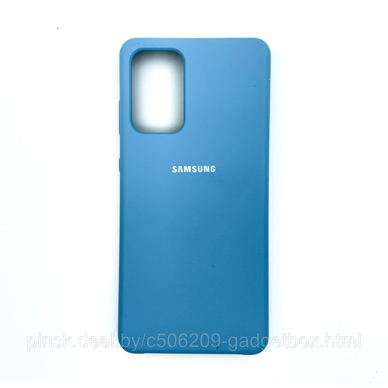 Чехол Silicone Cover для Samsung A72, Морской голубой - фото 1 - id-p154459579