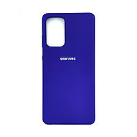 Чехол Silicone Cover для Samsung A72, Черничный