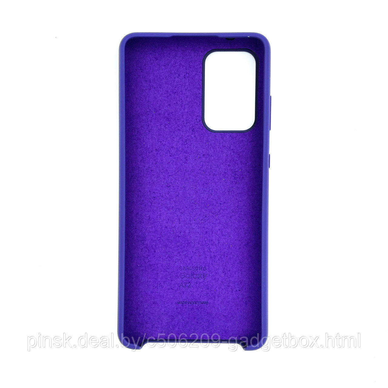 Чехол Silicone Cover для Samsung A72, Черничный - фото 2 - id-p154459578
