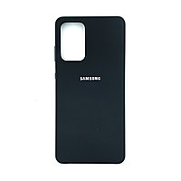 Чехол Silicone Cover для Samsung A72, Черный