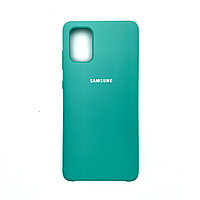 Чехол Silicone Cover для Samsung A71, Мятный