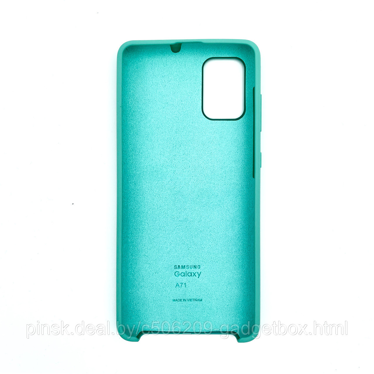 Чехол Silicone Cover для Samsung A71, Мятный - фото 2 - id-p154459575