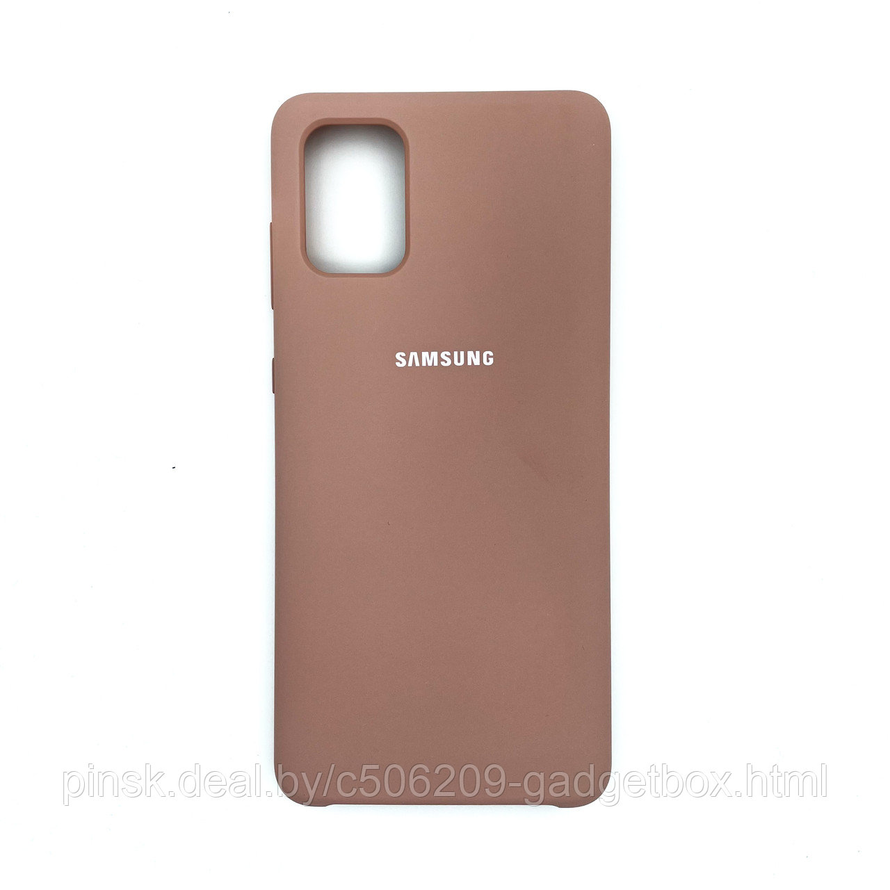 Чехол Silicone Cover для Samsung A71, Песочно-розовый - фото 1 - id-p154459574