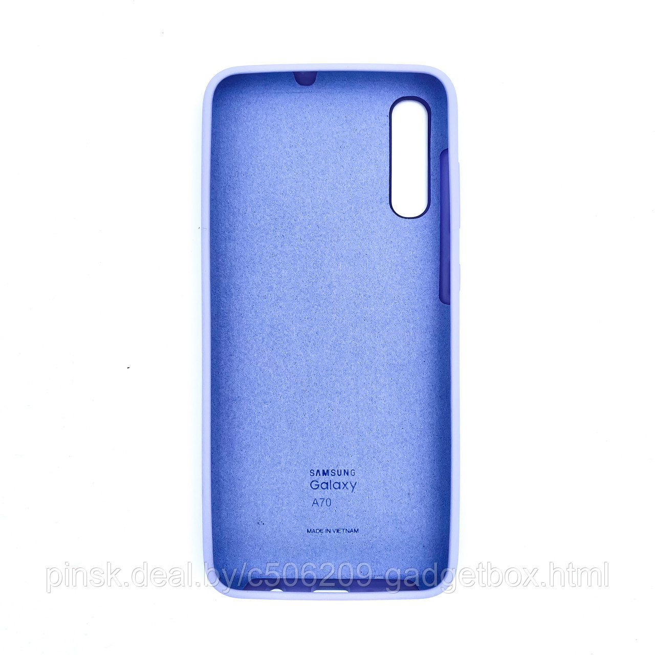 Чехол Silicone Cover для Samsung A70, Фиалковый - фото 2 - id-p154459569