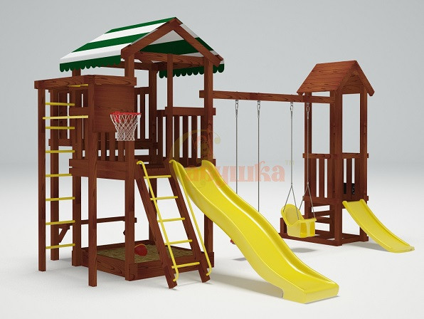 Детский спортивная площадка для дачи Савушка ХИТ 4 для дачи - фото 3 - id-p154421403