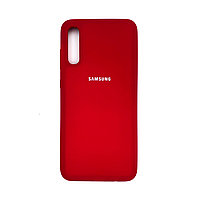 Чехол Silicone Cover для Samsung A70, Красная роза