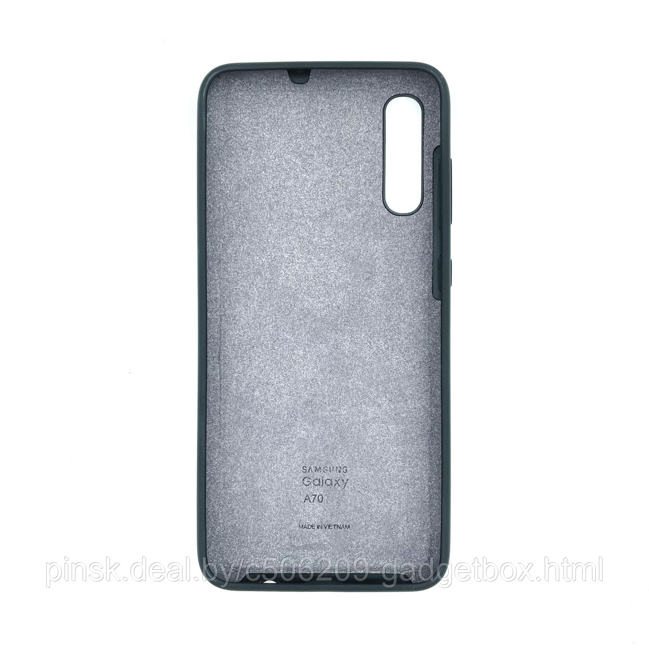 Чехол Silicone Cover для Samsung A70, Черный - фото 2 - id-p154459567