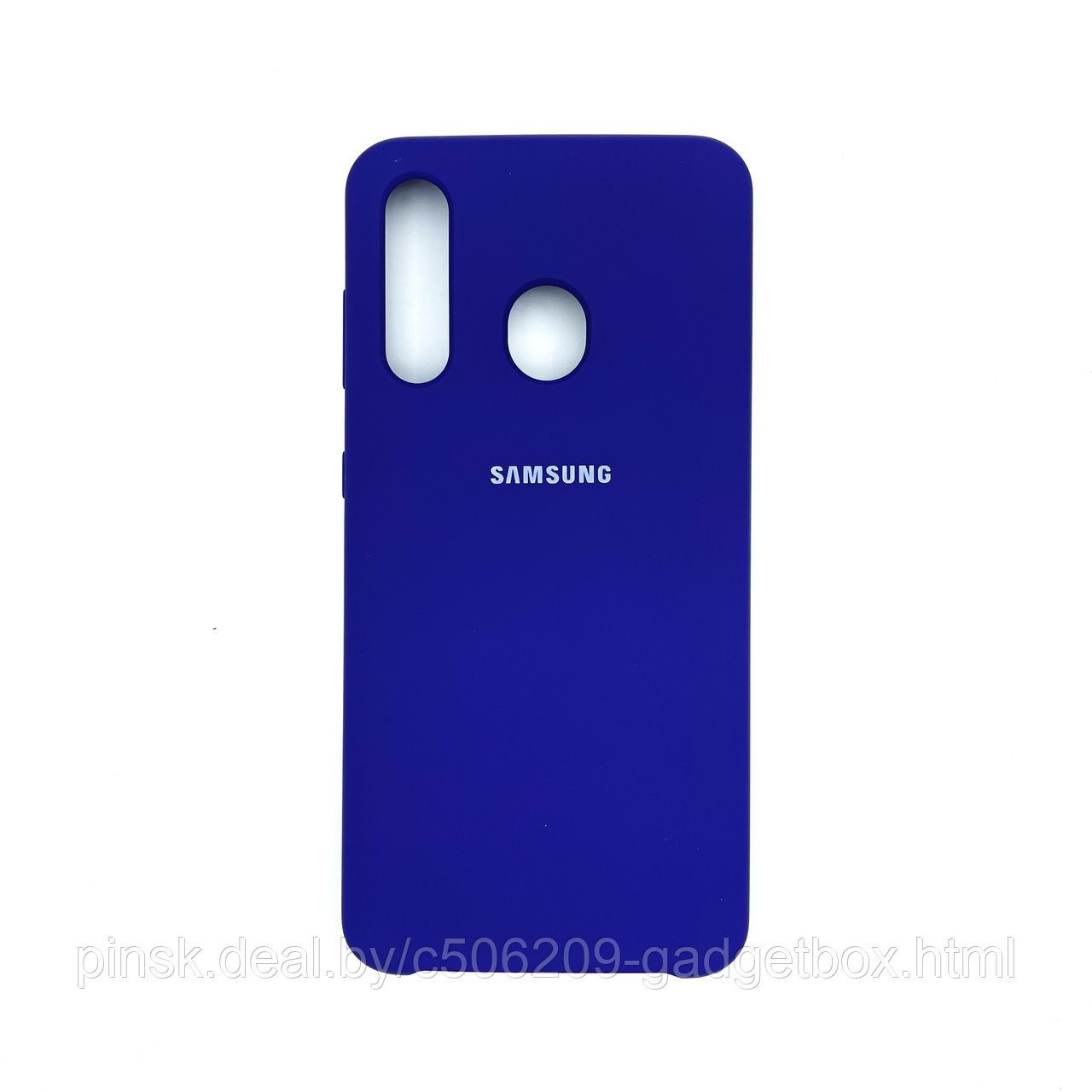 Чехол Silicone Cover для Samsung A60, Черничный - фото 1 - id-p154459566
