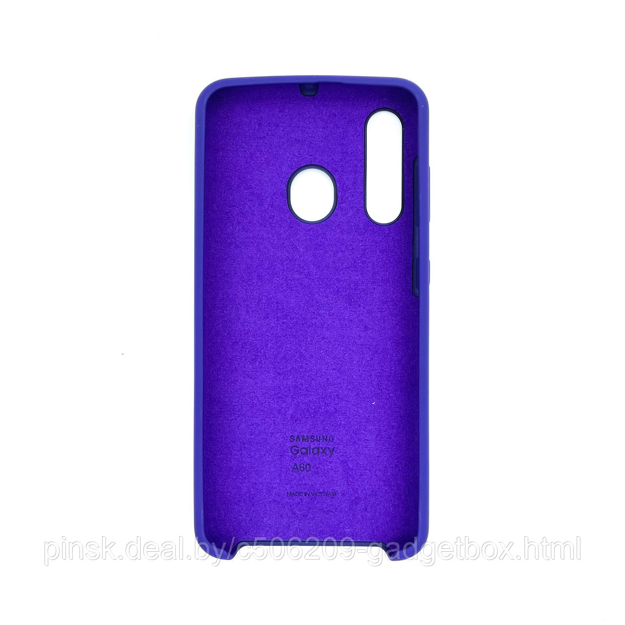 Чехол Silicone Cover для Samsung A60, Черничный - фото 2 - id-p154459566