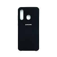 Чехол Silicone Cover для Samsung A60, Черный