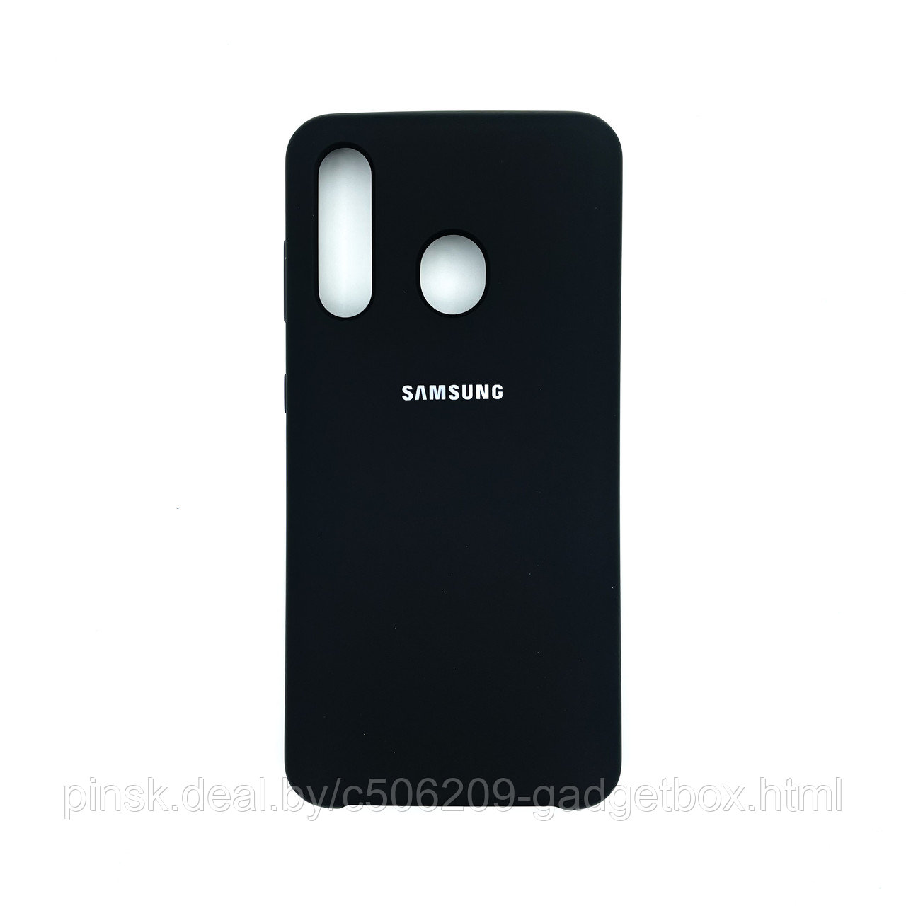 Чехол Silicone Cover для Samsung A60, Черный - фото 1 - id-p154459565