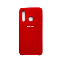 Чехол Silicone Cover для Samsung A60, Красный