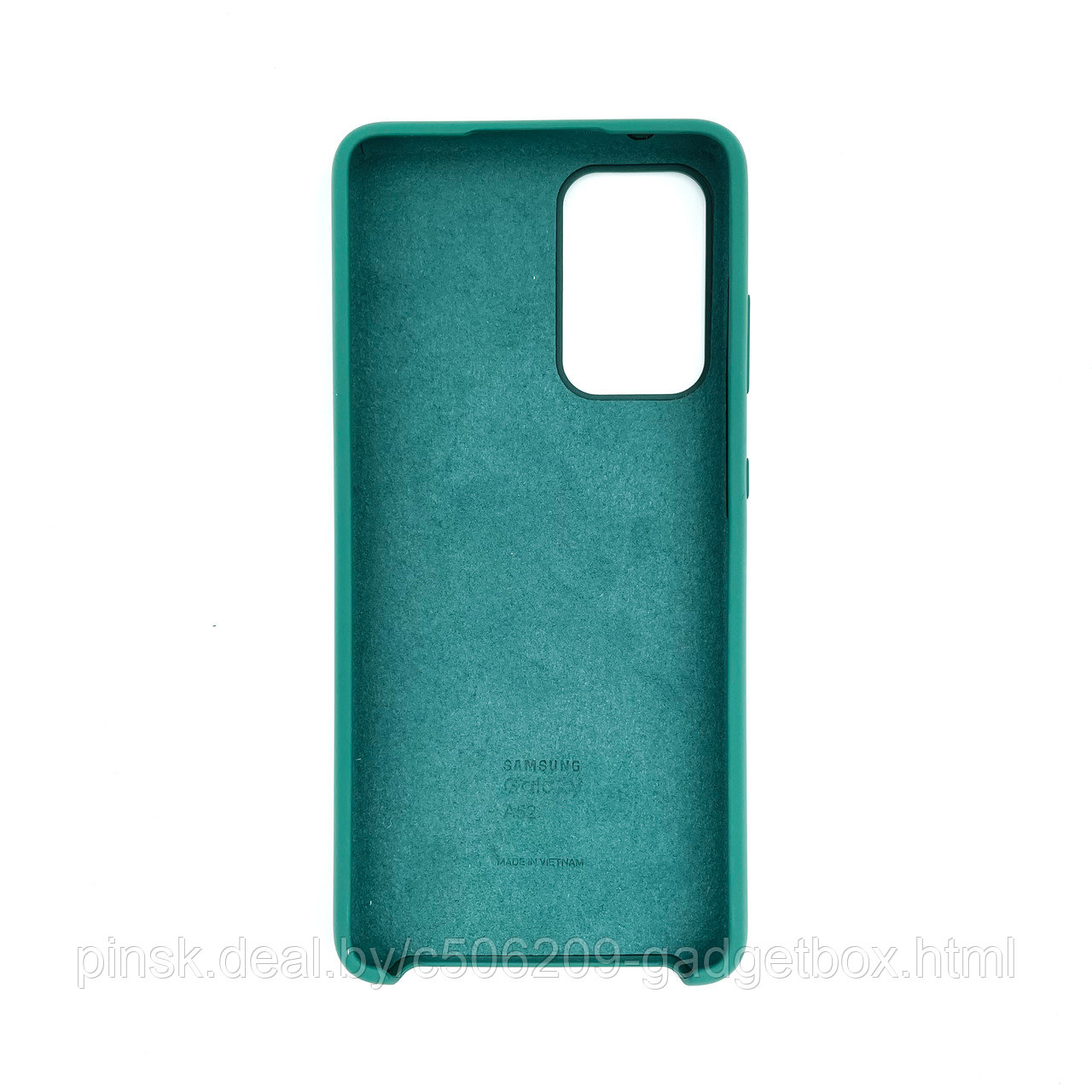 Чехол Silicone Cover для Samsung A52, Сосновый зеленый - фото 2 - id-p154459563