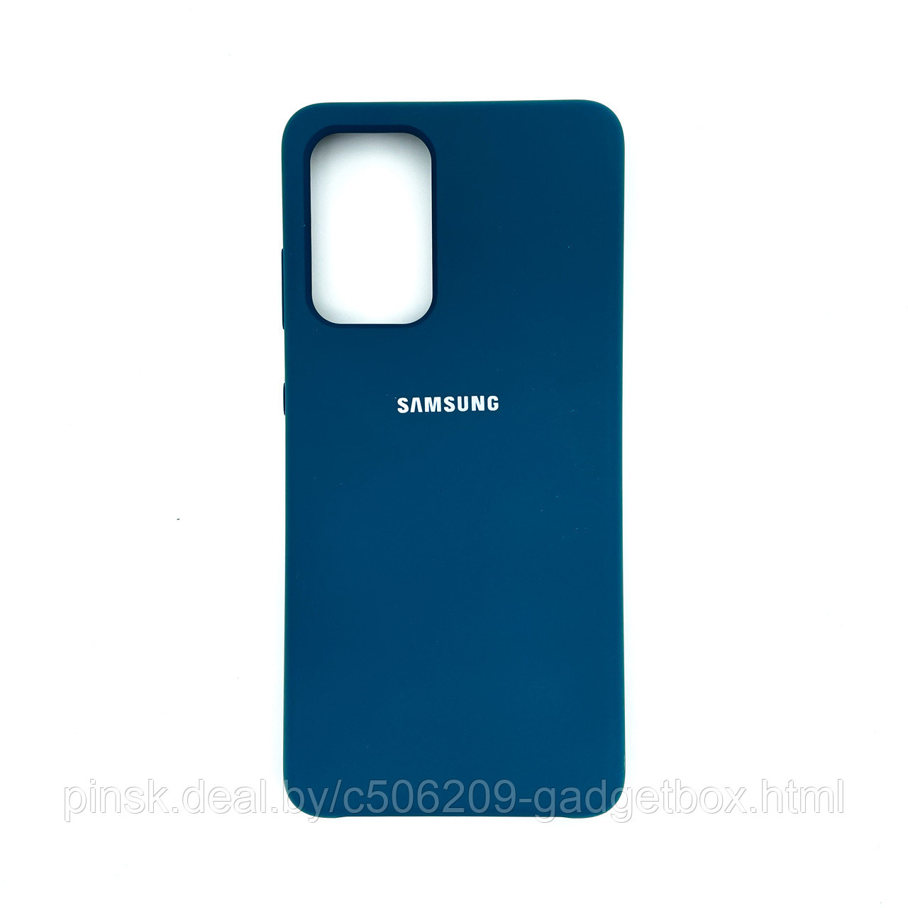 Чехол Silicone Cover для Samsung A52, Изумрудный - фото 1 - id-p154459562