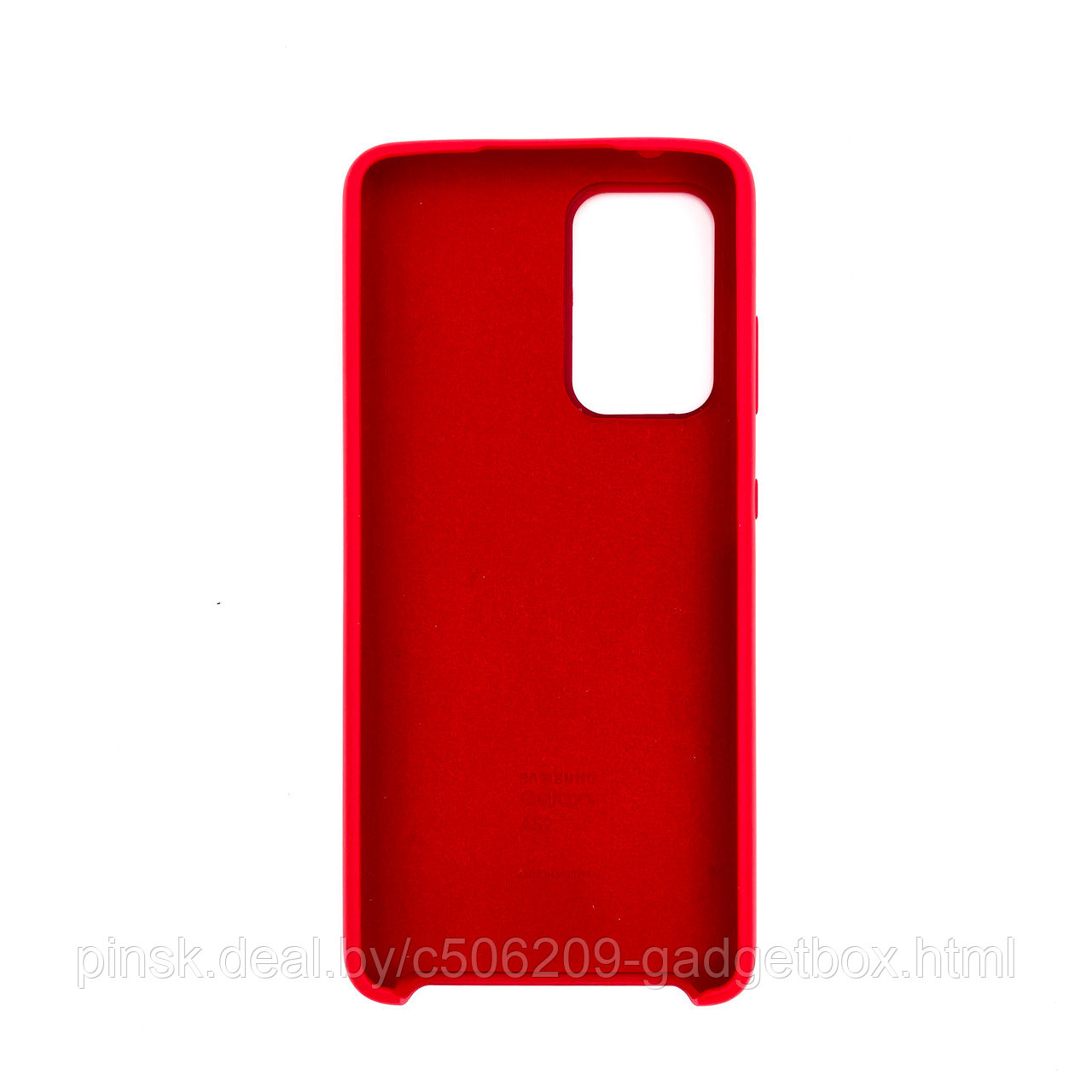 Чехол Silicone Cover для Samsung A52, Красный - фото 2 - id-p154459561