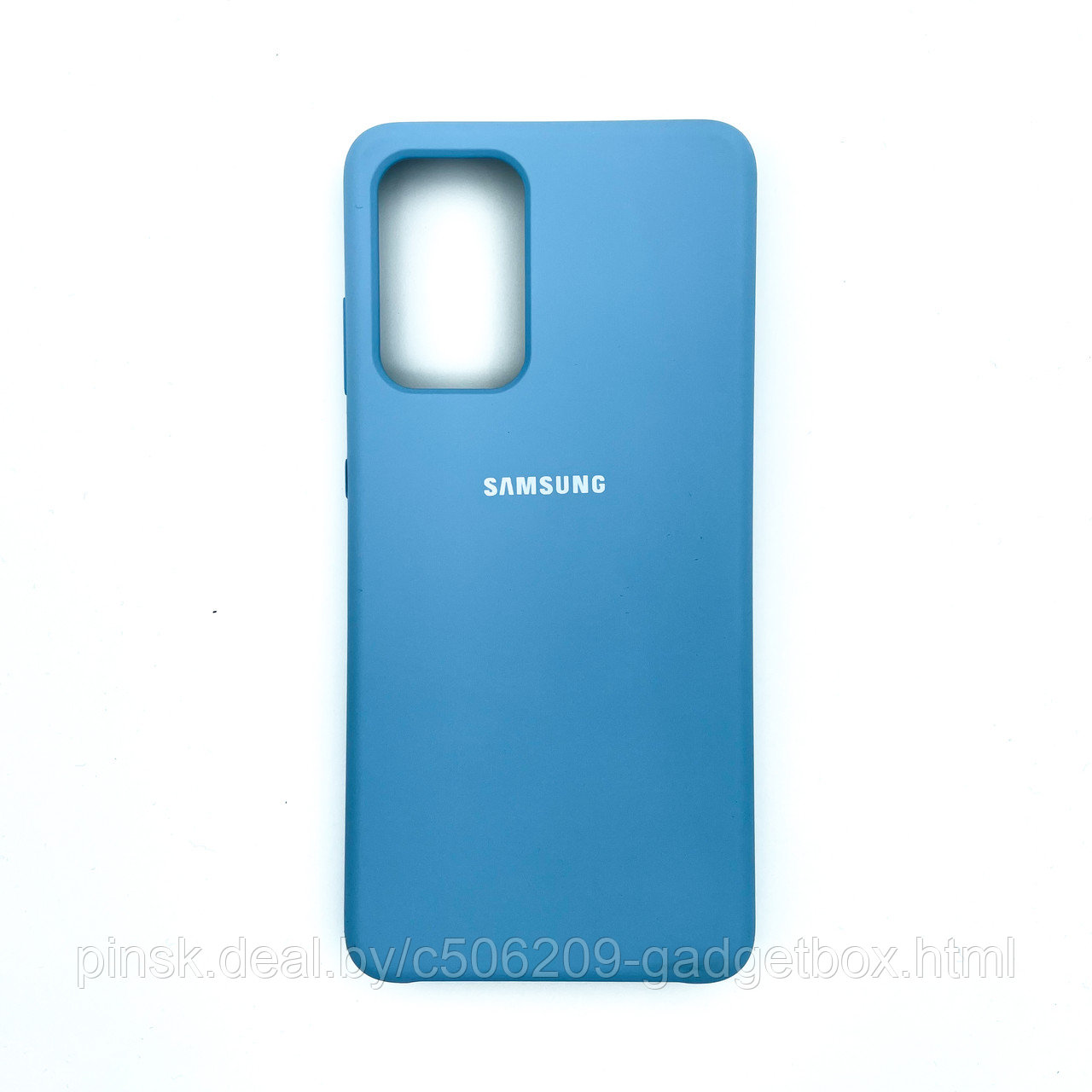 Чехол Silicone Cover для Samsung A52, Морской голубой - фото 1 - id-p154459560