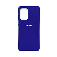 Чехол Silicone Cover для Samsung A52, Черничный