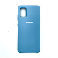 Чехол Silicone Cover для Samsung A51, Синий