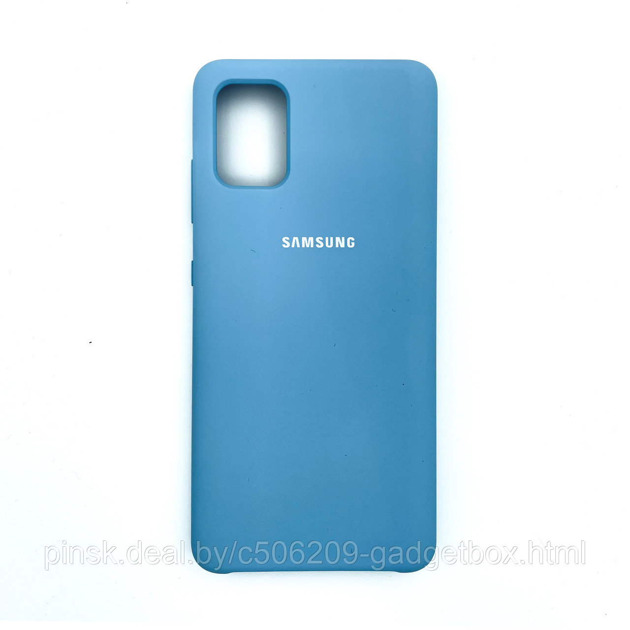 Чехол Silicone Cover для Samsung A51, Синий - фото 1 - id-p154459554
