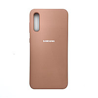Чехол Silicone Cover для Samsung A51, Нежно-розовый